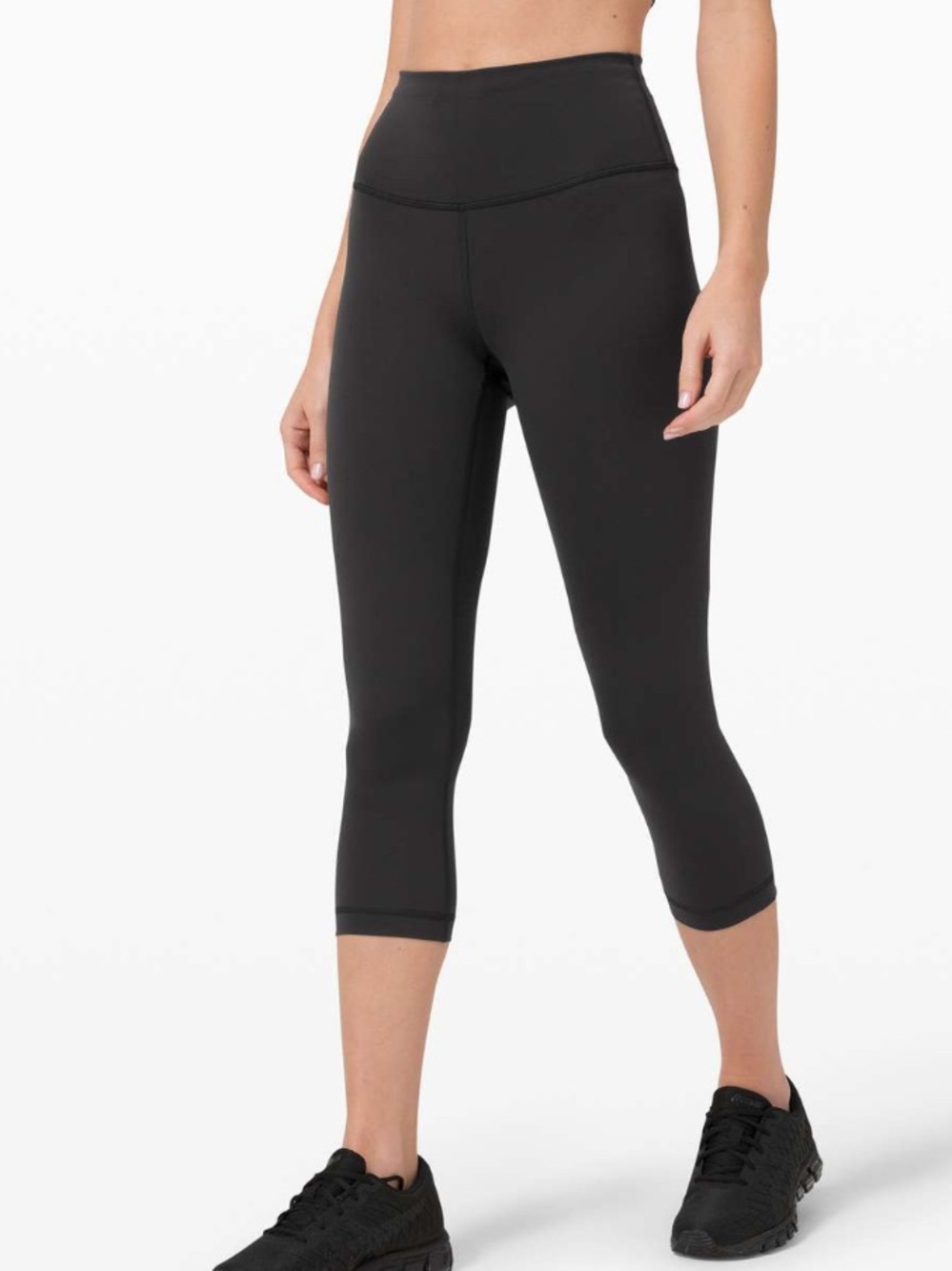 Lululemon Wonder Train Crops 8 Black